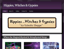 Tablet Screenshot of hippieswitchesgypsies.com